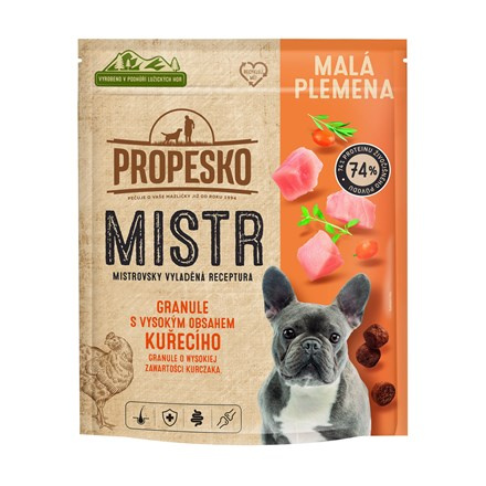 Propesko Mistr Mini graunule s kuřecím masem pro psy