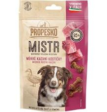 PROPESKO Dog Mistr měkké kachní kostičky 90g