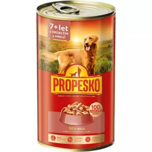 Propesko kousky drůbeží,mrkev omáčka 1,24kg