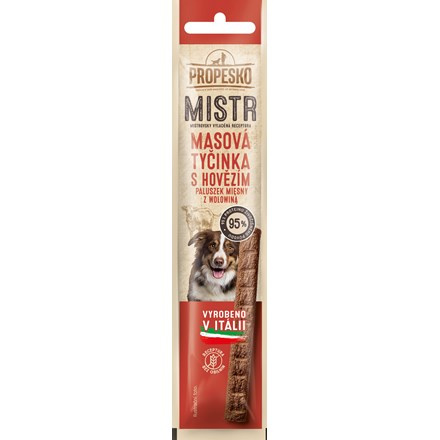 Propesko Dog Mistr masová tyčinka hovězí 10g
