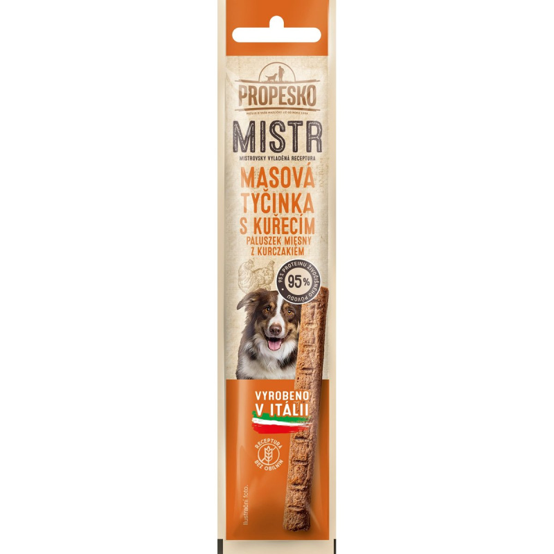 Propesko Dog Mistr masová tyčinka kuřecí 10g