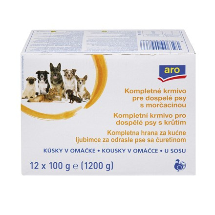 aro Kapsičk pro psa krůtí 12 x 100 g