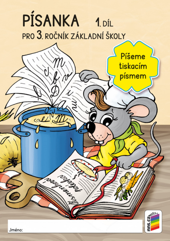 Písanka 3, 1. díl (Píšeme tiskacím písmem – dvoubarevná) - kniha z kategorie 1. stupeň