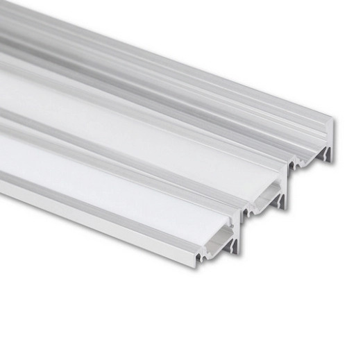 Rohový hliníkový profil McLED 19x15mm s čirým difuzorem 2m ML-761.094.02.2