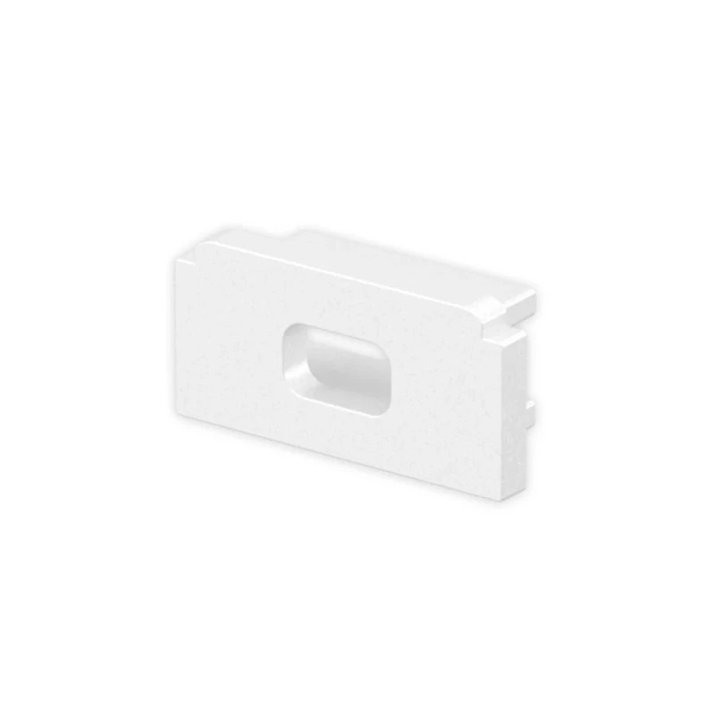 Koncovka LED profilu PG2 s otvorem bílá McLED ML-762.312.74.1