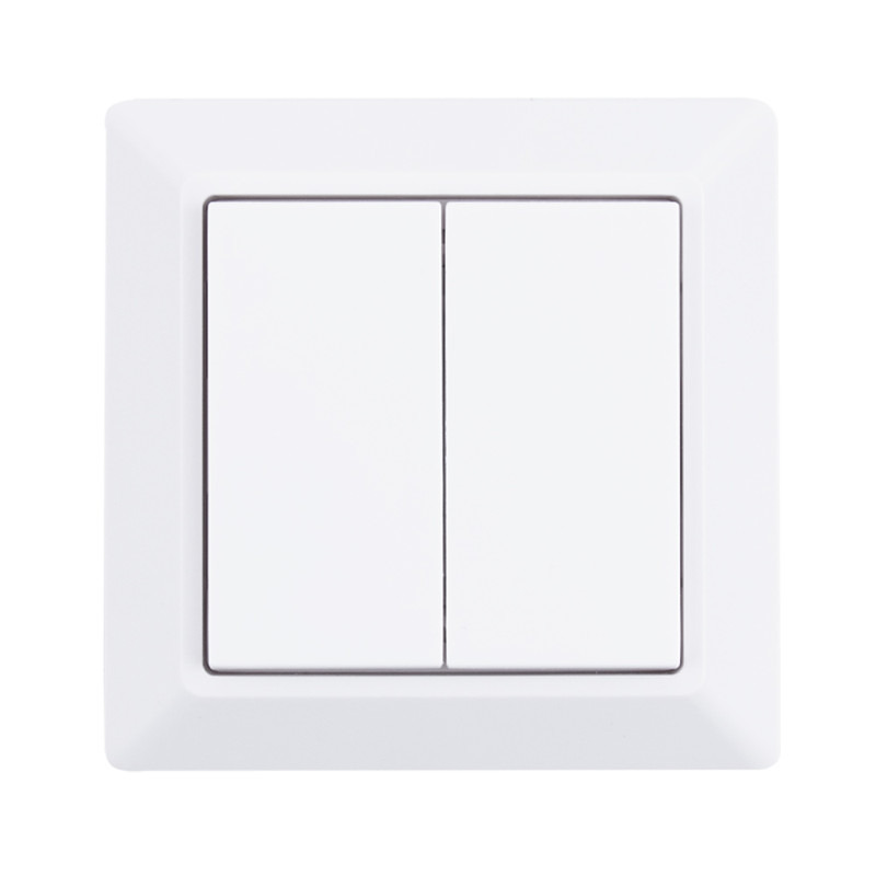 MC LED ZigBee nástěnný ovladač dvoutlačítkový, programovatelný