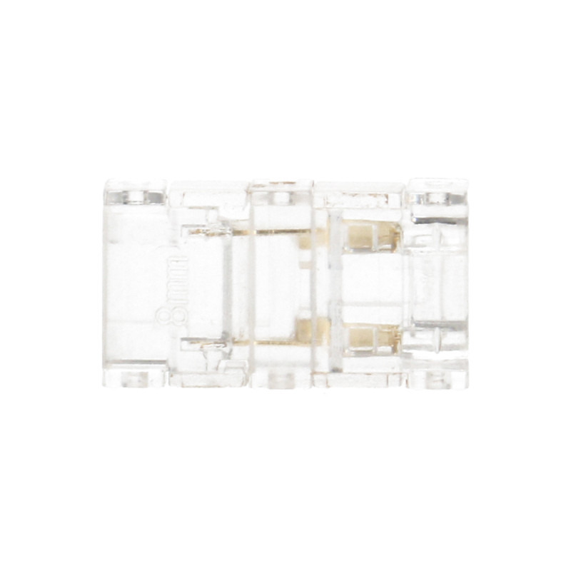 MC LED Quick Connector mezi vodiči 20 AWG a LED páskem šíře 8 mm