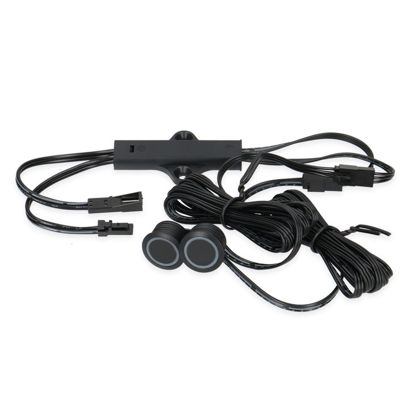 MC LED Dotykový spínač/stmívač (2 sensory), 12/24 V DC, max. 3 A, kabel 1,5 m, mini konektory (2)