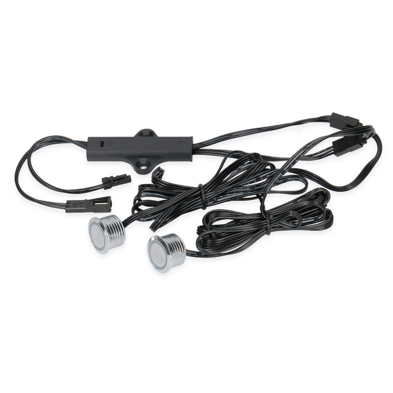MC LED Dotykový spínač/stmívač (2 sensory), 12/24 V DC, max. 3 A, kabel 1 m, mini konektory (2)