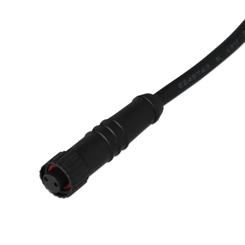 MC LED Připojovací kabel M8-2P IP67, 20 AWG 200 mm s konektorem samec a samice (pro lineární LED
