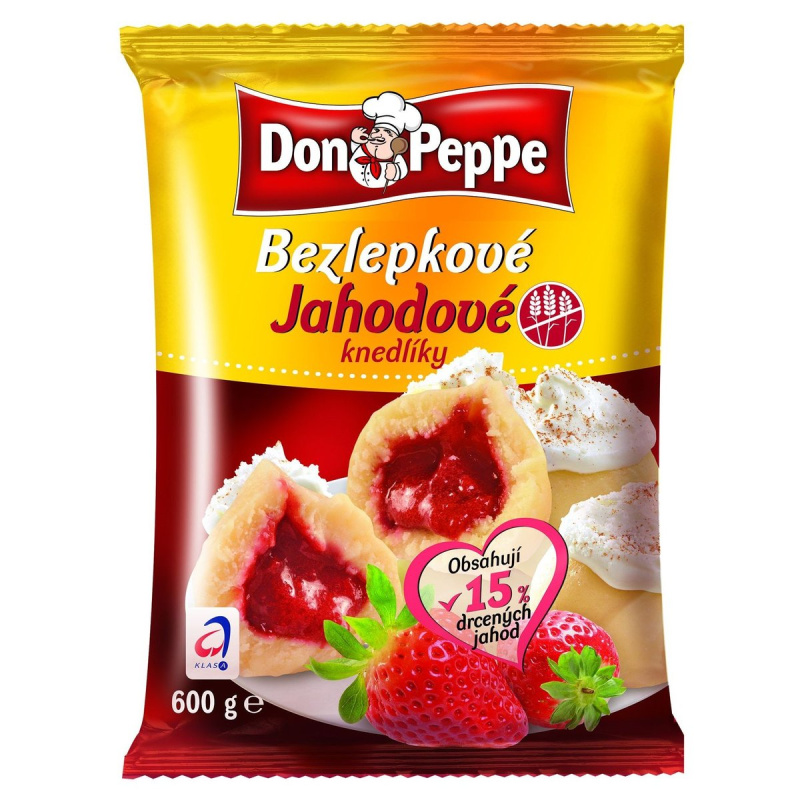Don Peppe Bezlepkové jahodové knedlíky