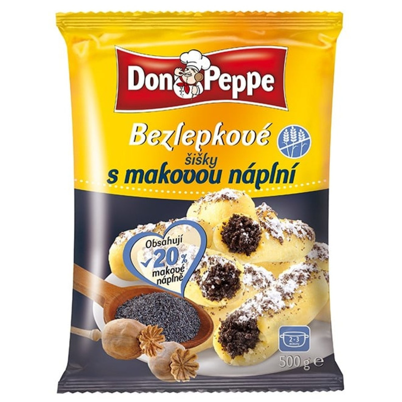 Don Peppe Bezlepkové šišky s makovou náplní