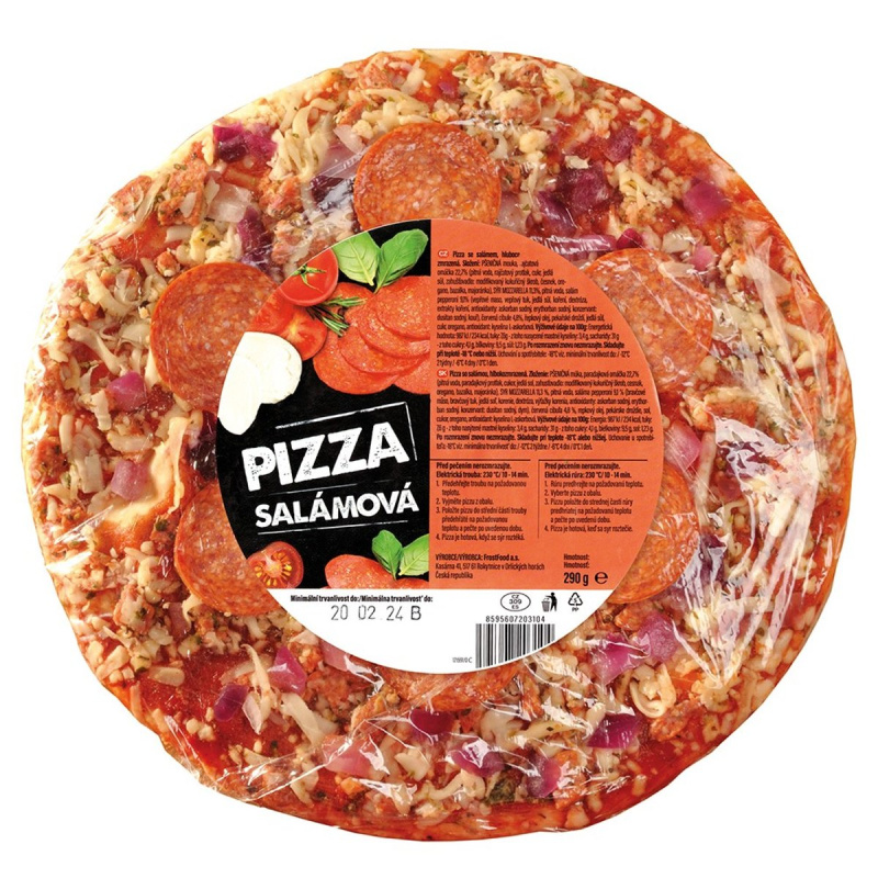 Salámová pizza