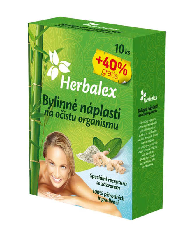 Herbalex bylinné detoxikační náplasti 10 ks