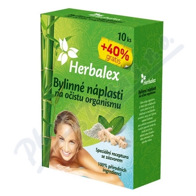 Herbalex bylinné detoxikační náplasti 10 ks