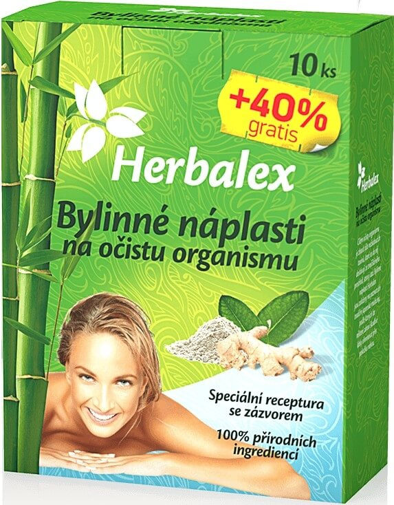 Herbalex bylinné detoxikační náplasti 10 ks