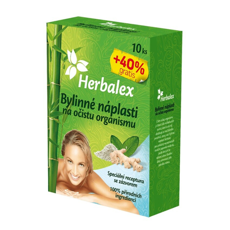 Herbalex bylinné detoxikační náplasti 10 ks