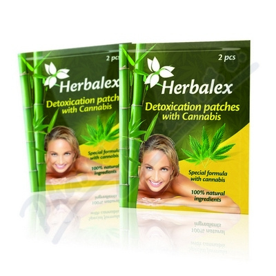 Detoxikační náplasti s konopím 2 kusy