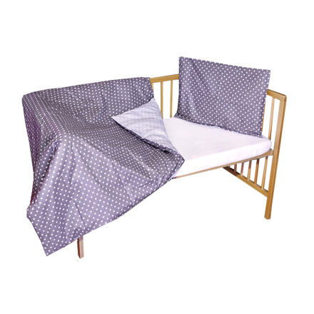 Cosing 2-dílná sada povlečení Sleeplease - Tečky šedá