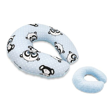 COSING Nákrčník MINKY - Pandy tečky modrá