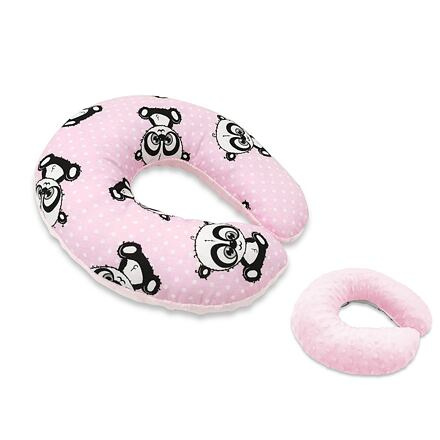 COSING Nákrčník MINKY - Pandy tečky růžová