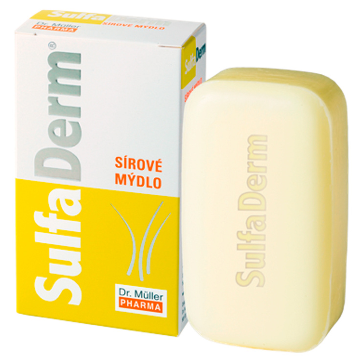 DR. MÜLLER SulfaDerm sírové mýdlo 90 g