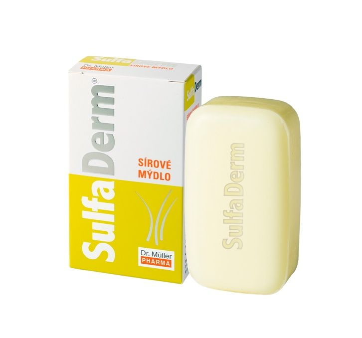 DR. MÜLLER SulfaDerm sírové mýdlo 90 g