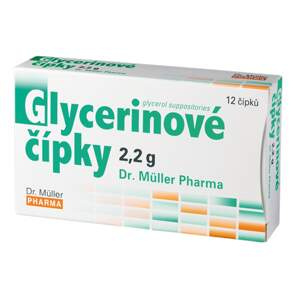 DR. MÜLLER Glycerinové čípky 2,2g 12 ks