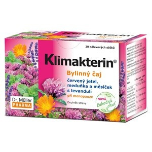 DR.MÜLLER Klimakterin bylinný čaj při menopauze 20 nálevových sáčků