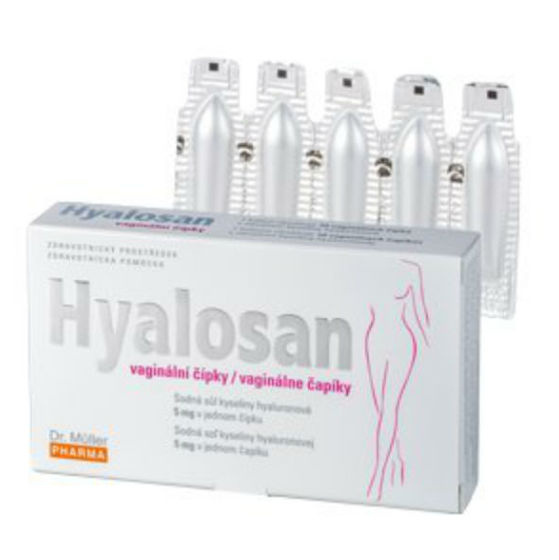 DR. MÜLLER Hyalosan vaginální čípky 10 kusů