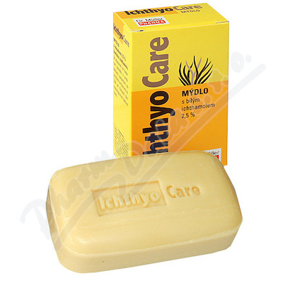 DR. MÜLLER IchthyoCare mýdlo 2.5% 90 g, Typ pleti, pokožky: Svědivá, Určené na: Mytí a čištění, Ekzémy a vyrážky, Forma výrobku: Tuhé