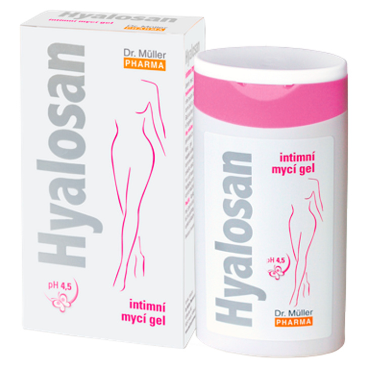 Dr. Müller Hyalosan jemný mycí gel na intimní partie 200 ml