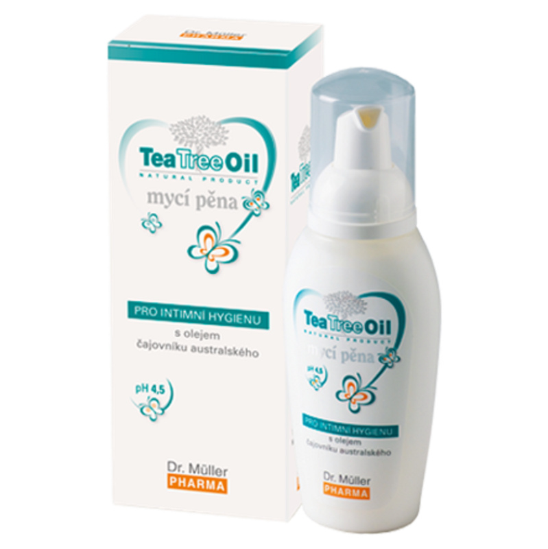 Dr. Müller Tea Tree Oil intimní mycí pěna 150 ml