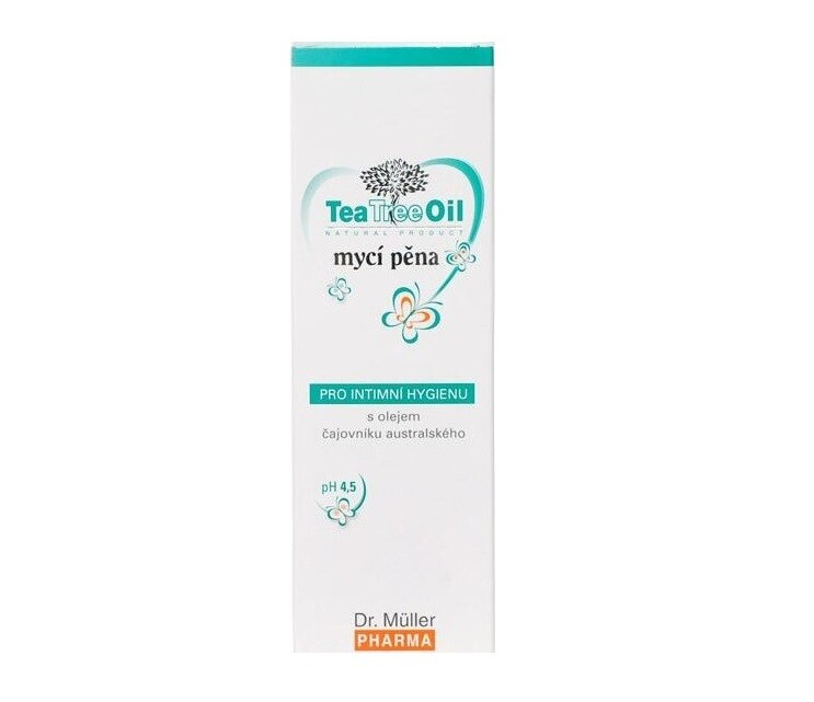 Dr. Müller Tea Tree Oil intimní mycí pěna 150 ml