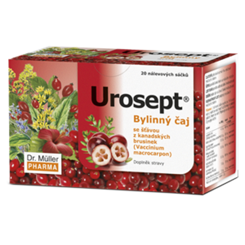 Urosept bylinný čaj 20x2g Dr.Müller