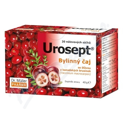 Urosept bylinný čaj 20x2g Dr.Müller