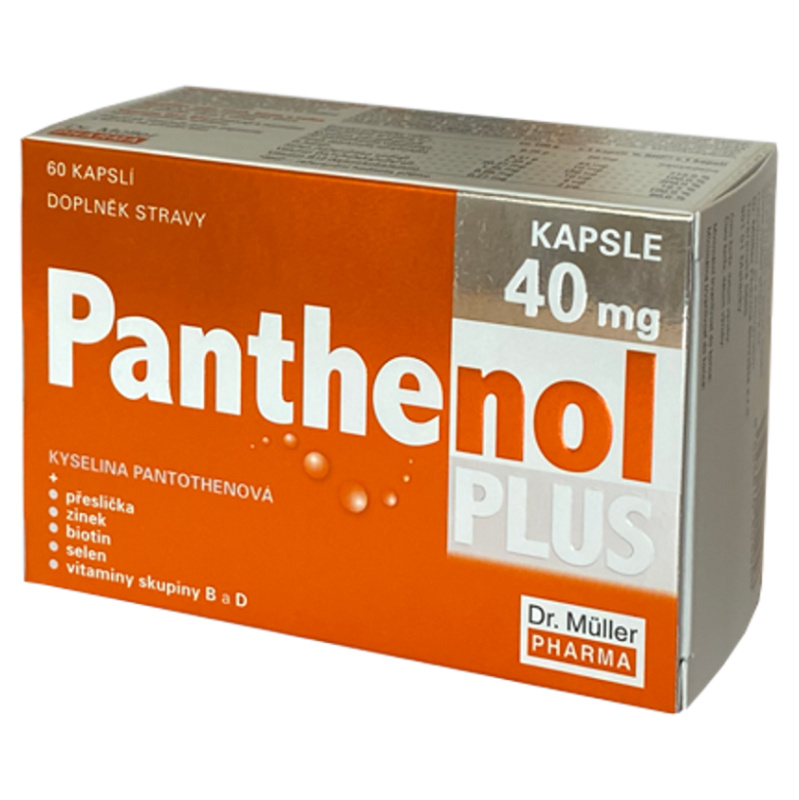 Panthenol PLUS 40mg cps.60 Dr.Müller