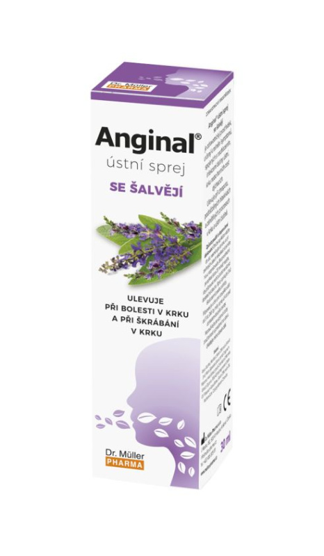 DR. MÜLLER Anginal ústní sprej se šalvějí 30 ml