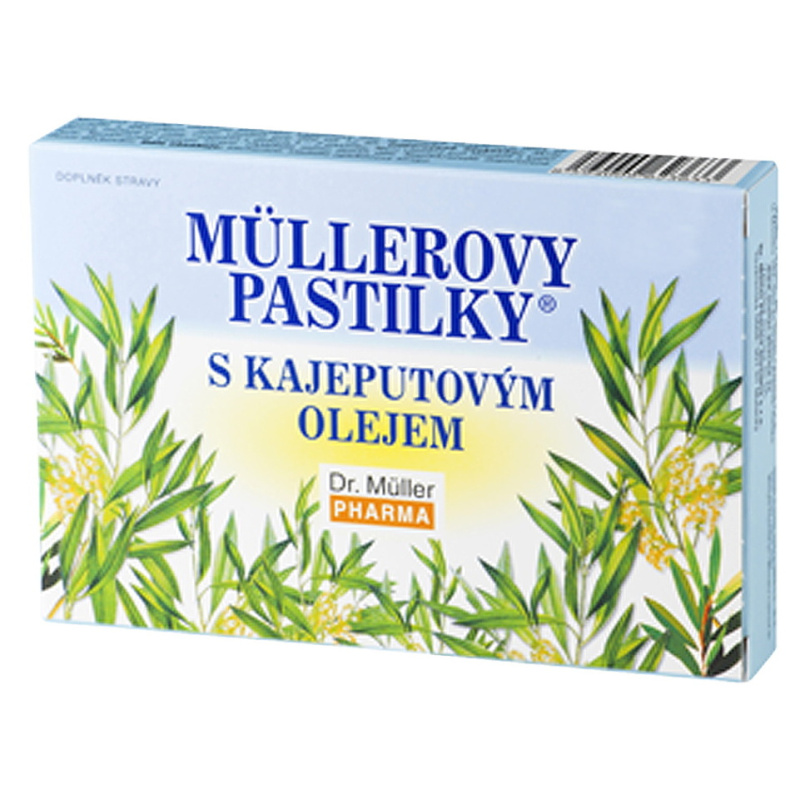 Müllerovy pastilky s kajeputovým olejem 24ks