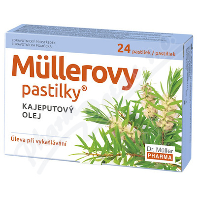 Müllerovy pastilky s kajeputovým olejem 24ks