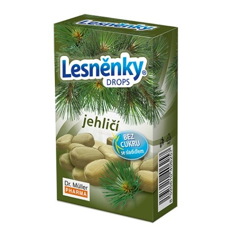 Dr. Müller Lesněnky jehličí bez cukru drops 38 g
