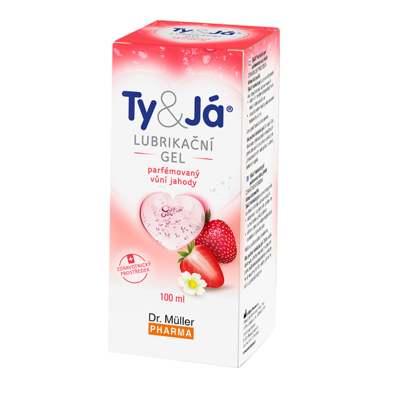 Dr. Müller Ty&Já Lubrikační gel parfémovaný 100 ml jahoda