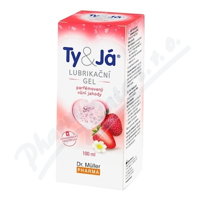 Dr. Müller Ty&Já Lubrikační gel parfémovaný 100 ml jahoda