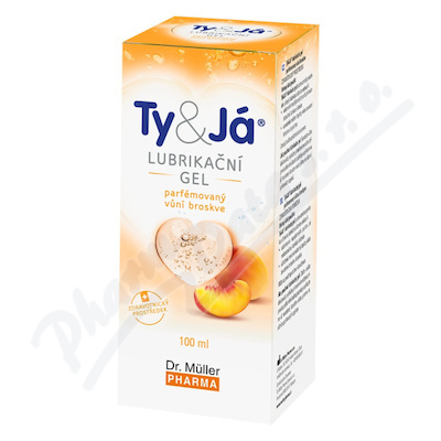 Dr. Müller Ty&Já Lubrikační gel parfemovaný vůní broskve 100 ml