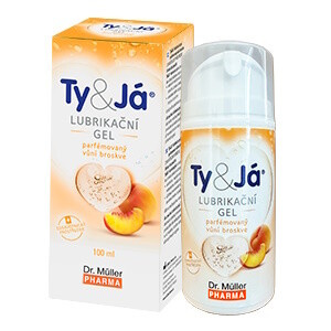 Dr. Müller Ty&Já Lubrikační gel parfemovaný vůní broskve 100 ml