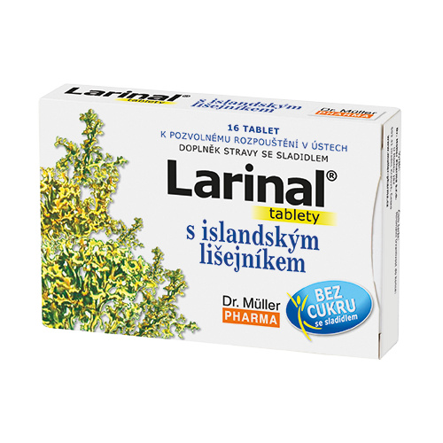 Dr. Müller Larinal® s islandským lišejníkem 16 tablet