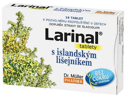 Dr. Müller Larinal® s islandským lišejníkem 16 tablet