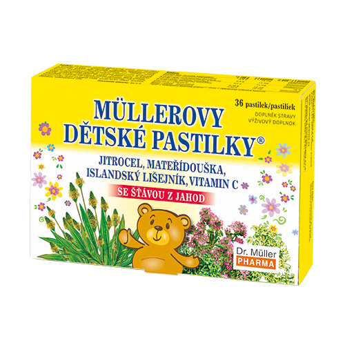 Müllerovy dětské pastilky 36ks