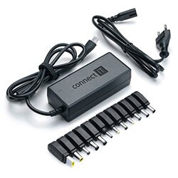 CONNECT IT Notebook Power univerzální notebookový adaptér 70 W CI-132 Černá
