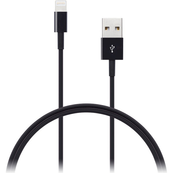 CONNECT IT Wirez USB-A/Lightning kabel 1m černý Černá